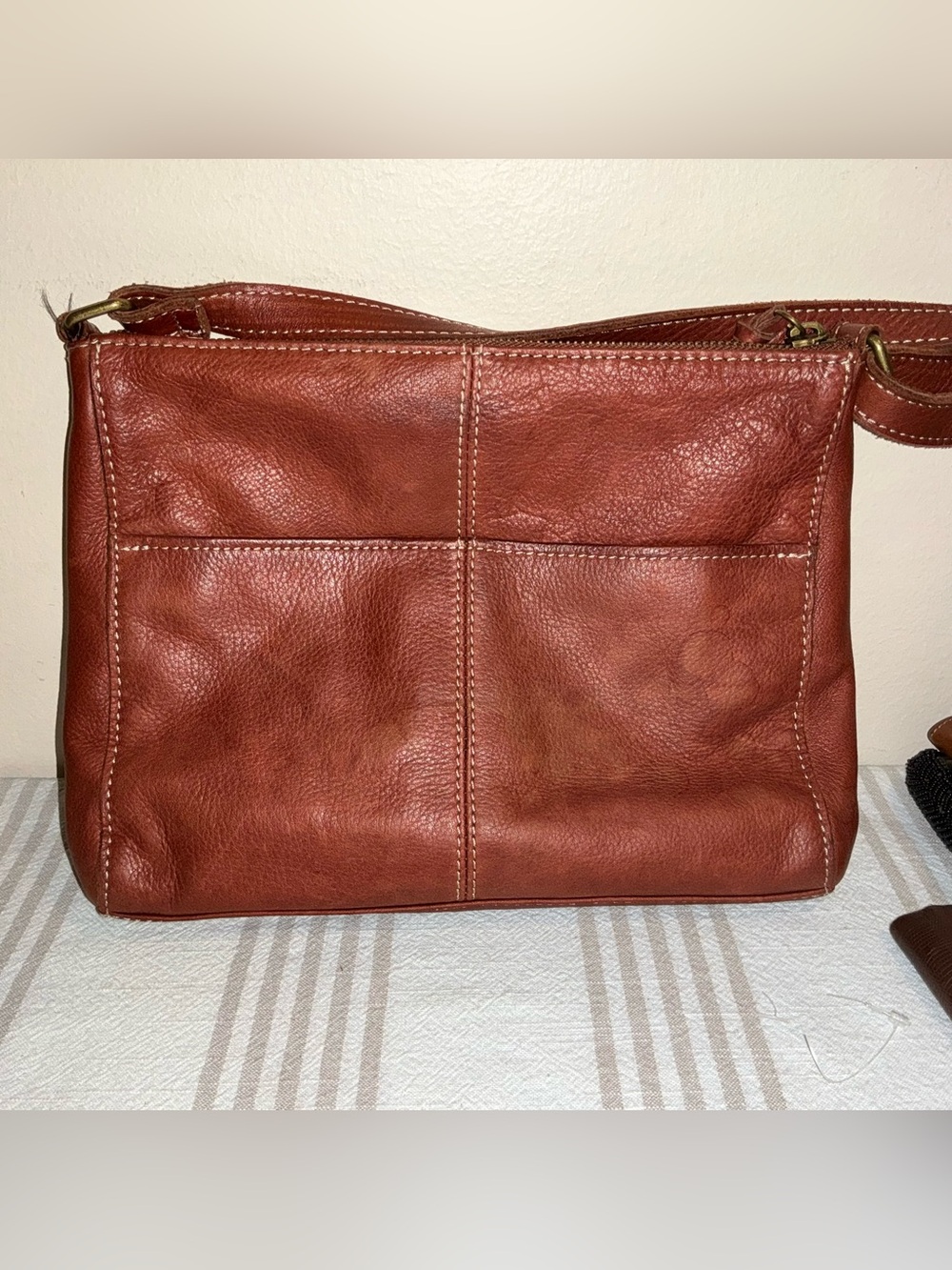 Margot New York Soft Pebbled Leather Crossbody